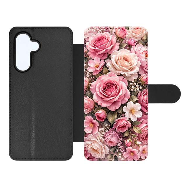 Knižkové puzdro Creative Case 33 Ruže – Samsung Galaxy A55 5G | Kryty na mobil Kryty na mobil | Knižkové puzdro Creative Case 33 Ruže – Samsung Galaxy A55 5G | Kryty na mobil