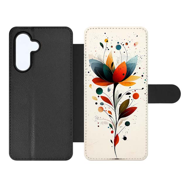 Knižkové puzdro Creative Case 42 Umelecký Kvet – Samsung Galaxy A17 5G | Kryty na mobil Kryty na mobil | Knižkové puzdro Creative Case 42 Umelecký Kvet – Samsung Galaxy A17 5G | Kryty na mobil