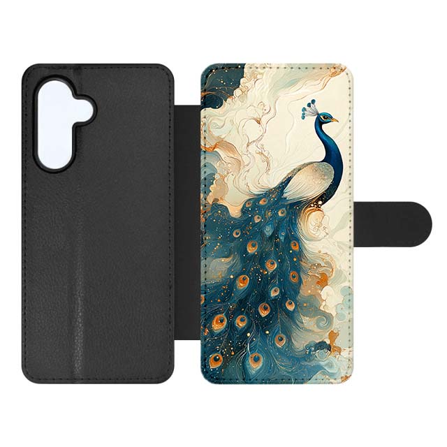 Knižkové puzdro Creative Case 43 Páv – Samsung Galaxy A17 5G | Kryty na mobil Kryty na mobil | Knižkové puzdro Creative Case 43 Páv – Samsung Galaxy A17 5G | Kryty na mobil