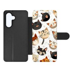 Kryty na mobil | Knižkové puzdro Creative Case 44 Mačky – Samsung Galaxy A17 5G | Kryty na mobil