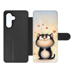 Kryty na mobil | Knižkové puzdro Creative Case 51 Mačka – Samsung Galaxy A17 5G | Kryty na mobil