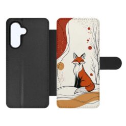 Kryty na mobil | Knižkové puzdro Creative Case 58 Líška – Samsung Galaxy A57 | Kryty na mobil