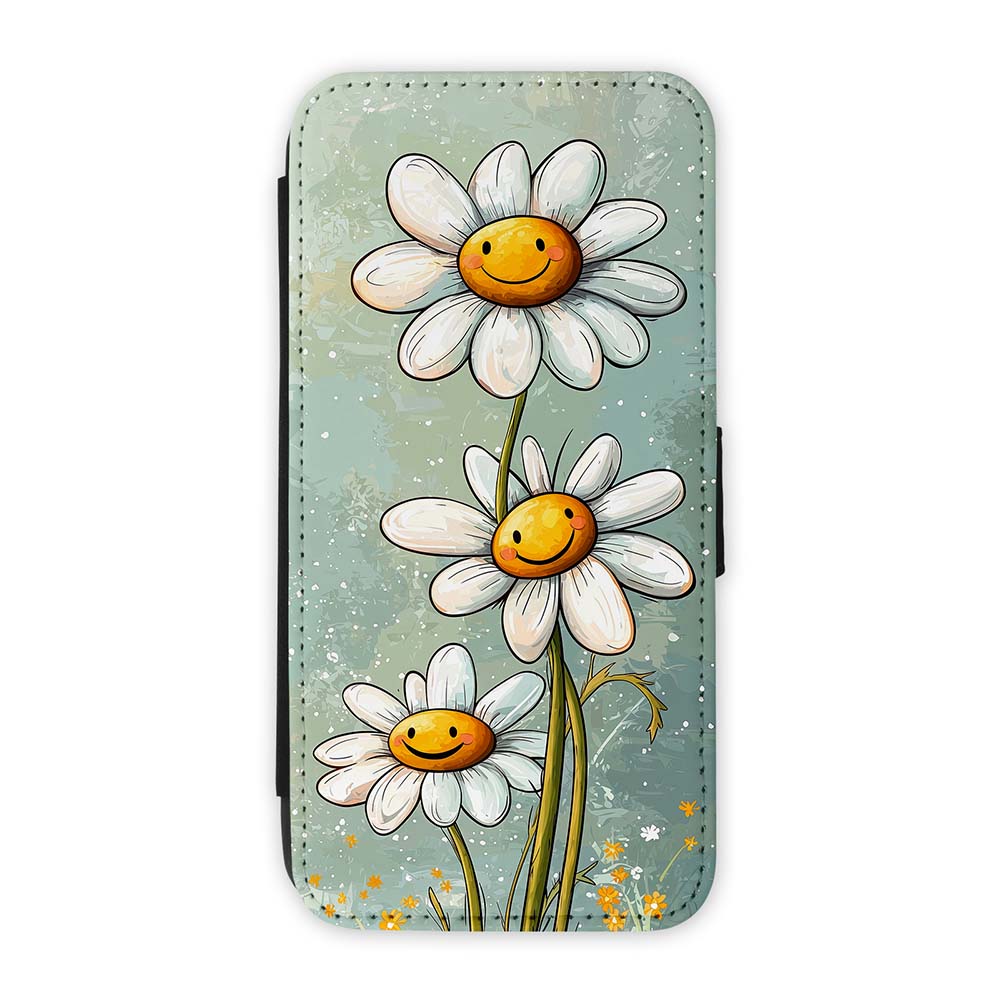 Knižkové puzdro Creative Case 77 Margarétky – Samsung Galaxy A17 5G | Kryty na mobil Kryty na mobil | Knižkové puzdro Creative Case 77 Margarétky – Samsung Galaxy A17 5G | Kryty na mobil