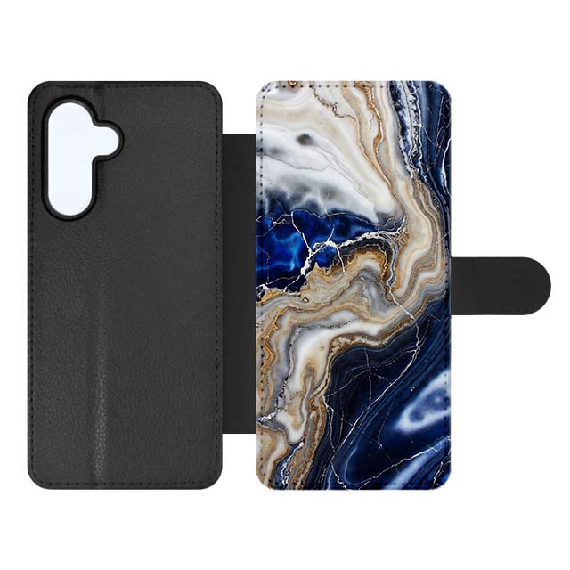 Knižkové puzdro Creative Case 79 Mramor modrý – Samsung Galaxy A56 | Kryty na mobil Kryty na mobil | Knižkové puzdro Creative Case 79 Mramor modrý – Samsung Galaxy A56 | Kryty na mobil