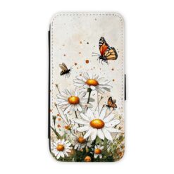 Knižkové puzdro Creative Case 85 Kvety a hmyz – Samsung Galaxy A57