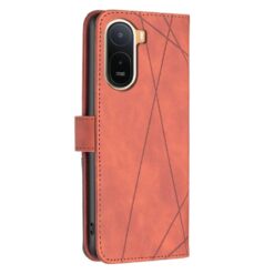 Kryty na mobil | Knižkové puzdro Rhombus hnedé – Xiaomi Redmi A7 Pro | Kryty na mobil