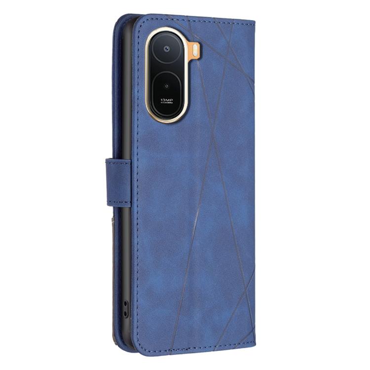 Knižkové puzdro Rhombus modré – Xiaomi Redmi A7 Pro | Kryty na mobil Kryty na mobil | Knižkové puzdro Rhombus modré – Xiaomi Redmi A7 Pro | Kryty na mobil