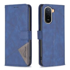 Knižkové puzdro Rhombus modré – Xiaomi Redmi A7 Pro | Kryty na mobil Kryty na mobil | Knižkové puzdro Rhombus modré – Xiaomi Redmi A7 Pro | Kryty na mobil