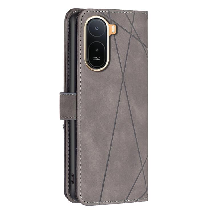 Knižkové puzdro Rhombus sivé – Xiaomi Redmi A7 Pro | Kryty na mobil Kryty na mobil | Knižkové puzdro Rhombus sivé – Xiaomi Redmi A7 Pro | Kryty na mobil