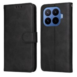 Kryty na mobil | Peňaženkové puzdro Classic Leather case čierne – Xiaomi 17T Pro | Kryty na mobil