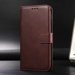 Kryty na mobil | Peňaženkové puzdro Classic Leather case hnedé – Xiaomi 17T Pro | Kryty na mobil
