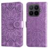Peňaženkové puzdro Embossing Pattern Slnečnica zelené – Xiaomi 17T | Kryty na mobil Kryty na mobil | Peňaženkové puzdro Embossing Pattern Slnečnica zelené – Xiaomi 17T | Kryty na mobil