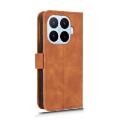 Kryty na mobil | Peňaženkové puzdro Solid hnedé – Xiaomi 17T | Kryty na mobil