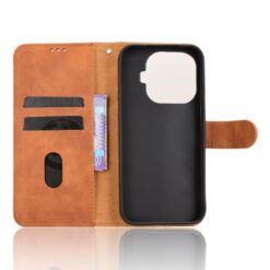 Kryty na mobil | Peňaženkové puzdro Solid hnedé – Xiaomi 17T | Kryty na mobil