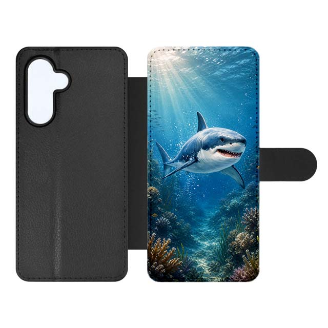 Knižkové puzdro Creative Case 29 Žralok – Samsung Galaxy A27 5G | Kryty na mobil Kryty na mobil | Knižkové puzdro Creative Case 29 Žralok – Samsung Galaxy A27 5G | Kryty na mobil