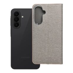 Knižkové puzdro Luna Book sivé – Samsung Galaxy A27 5G | Kryty na mobil Kryty na mobil | Knižkové puzdro Luna Book sivé – Samsung Galaxy A27 5G | Kryty na mobil