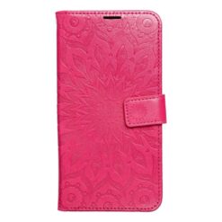 Peňaženkové puzdro Mezzo mandala tmavoružové – Samsung Galaxy A27 5G
