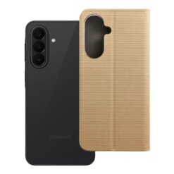 Kryty na mobil | Peňaženkové puzdro Smart Senso zlaté – Samsung Galaxy A27 5G | Kryty na mobil