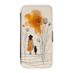 Knižkové puzdro Creative Case 47 Žena s dieťaťom – Samsung Galaxy A27 5G