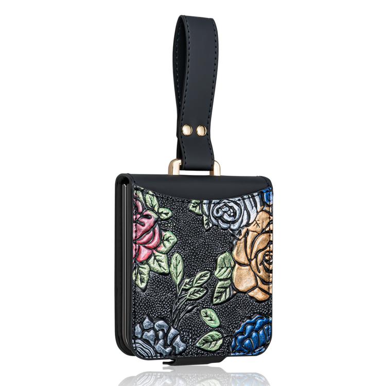 Kryt Flower Case čierny – Samsung Galaxy Z Flip 8 | Kryty na mobil Kryty na mobil | Kryt Flower Case čierny – Samsung Galaxy Z Flip 8 | Kryty na mobil