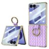 Kryty na mobil | Kryt GKK Weave Texture Case modrý – Samsung Galaxy Z Flip 8 | Kryty na mobil