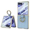 Kryt GKK Weave Texture Case zlatý – Samsung Galaxy Z Flip 8 | Kryty na mobil Kryty na mobil | Kryt GKK Weave Texture Case zlatý – Samsung Galaxy Z Flip 8 | Kryty na mobil