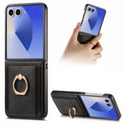Kryty na mobil | Kryt Pouch Case čierny – Samsung Galaxy Z Flip 8 | Kryty na mobil