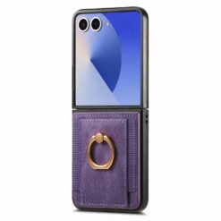 Kryty na mobil | Kryt Pouch Case fialový – Samsung Galaxy Z Flip 8 | Kryty na mobil