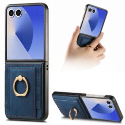 Kryty na mobil | Kryt Pouch Case modrý – Samsung Galaxy Z Flip 8 | Kryty na mobil