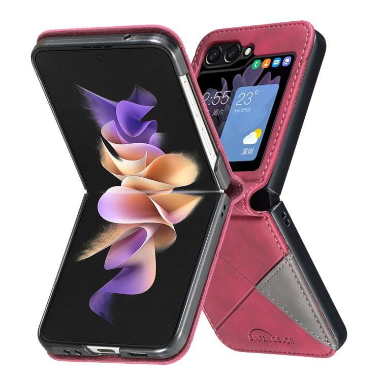 Kryt Rhombus červený – Samsung Galaxy Z Flip 8 | Kryty na mobil Kryty na mobil | Kryt Rhombus červený – Samsung Galaxy Z Flip 8 | Kryty na mobil