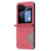 Kryty na mobil | Peňaženkové puzdro Storm Leather case čierne – Samsung Galaxy Z Flip 8 | Kryty na mobil