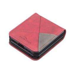 Kryt Rhombus červený – Samsung Galaxy Z Flip 8 | Kryty na mobil Kryty na mobil | Kryt Rhombus červený – Samsung Galaxy Z Flip 8 | Kryty na mobil