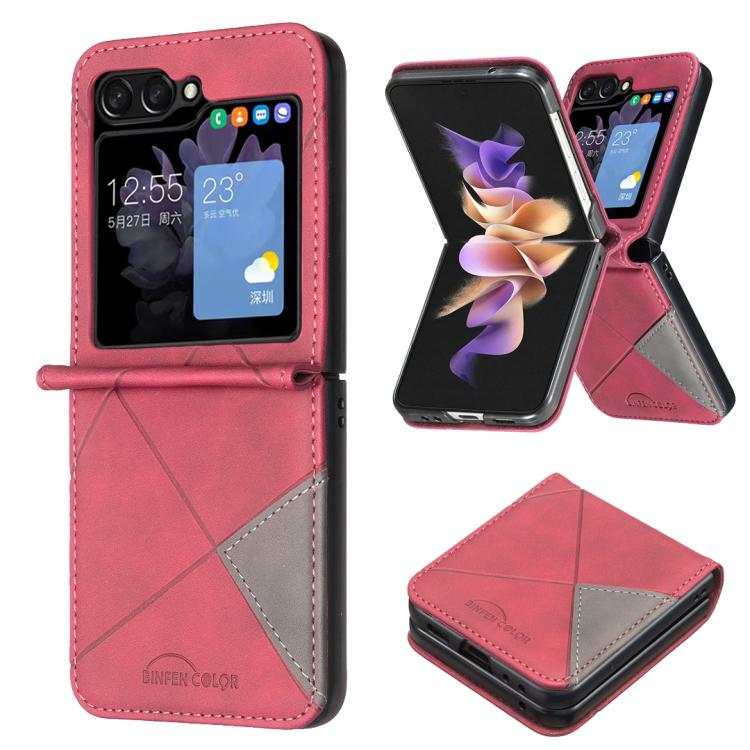 Kryt Rhombus červený – Samsung Galaxy Z Flip 8 | Kryty na mobil Kryty na mobil | Kryt Rhombus červený – Samsung Galaxy Z Flip 8 | Kryty na mobil