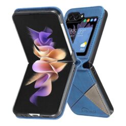 Kryty na mobil | Kryt Rhombus modrý – Samsung Galaxy Z Flip 8 | Kryty na mobil