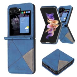 Kryty na mobil | Kryt Rhombus modrý – Samsung Galaxy Z Flip 8 | Kryty na mobil