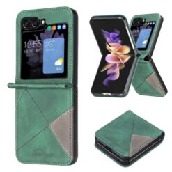 Kryty na mobil | Kryt Rhombus zelený – Samsung Galaxy Z Flip 8 | Kryty na mobil