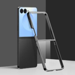 Kryty na mobil | Ochranný kryt Elegant case čierny – Samsung Galaxy Z Flip 8 | Kryty na mobil