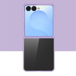 Kryty na mobil | Ochranný kryt Elegant case fialový – Samsung Galaxy Z Flip 8 | Kryty na mobil