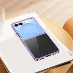 Kryty na mobil | Ochranný kryt Elegant case fialový – Samsung Galaxy Z Flip 8 | Kryty na mobil