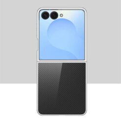 Kryty na mobil | Ochranný kryt Elegant case strieborný – Samsung Galaxy Z Flip 8 | Kryty na mobil