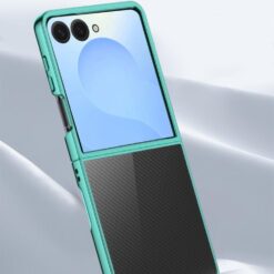 Kryty na mobil | Ochranný kryt Elegant case zelený – Samsung Galaxy Z Flip 8 | Kryty na mobil