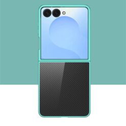 Kryty na mobil | Ochranný kryt Elegant case zelený – Samsung Galaxy Z Flip 8 | Kryty na mobil