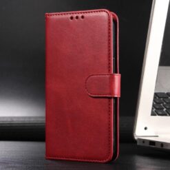 Kryty na mobil | Peňaženkové puzdro Classic Leather case červené – Xiaomi Redmi 17 | Kryty na mobil