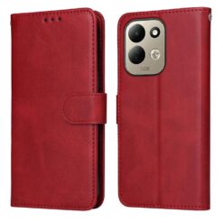 Kryty na mobil | Peňaženkové puzdro Classic Leather case červené – Xiaomi Redmi 17 | Kryty na mobil