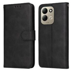 Kryty na mobil | Peňaženkové puzdro Classic Leather case čierne – Xiaomi Redmi 17 | Kryty na mobil