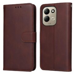 Kryty na mobil | Peňaženkové puzdro Classic Leather case hnedé – Xiaomi Redmi 17 | Kryty na mobil