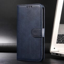 Peňaženkové puzdro Classic Leather case modré – Xiaomi Redmi 17 | Kryty na mobil Kryty na mobil | Peňaženkové puzdro Classic Leather case modré – Xiaomi Redmi 17 | Kryty na mobil