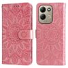 Peňaženkové puzdro Embossing Pattern Slnečnica zelené – Xiaomi Redmi 17 | Kryty na mobil Kryty na mobil | Peňaženkové puzdro Embossing Pattern Slnečnica zelené – Xiaomi Redmi 17 | Kryty na mobil