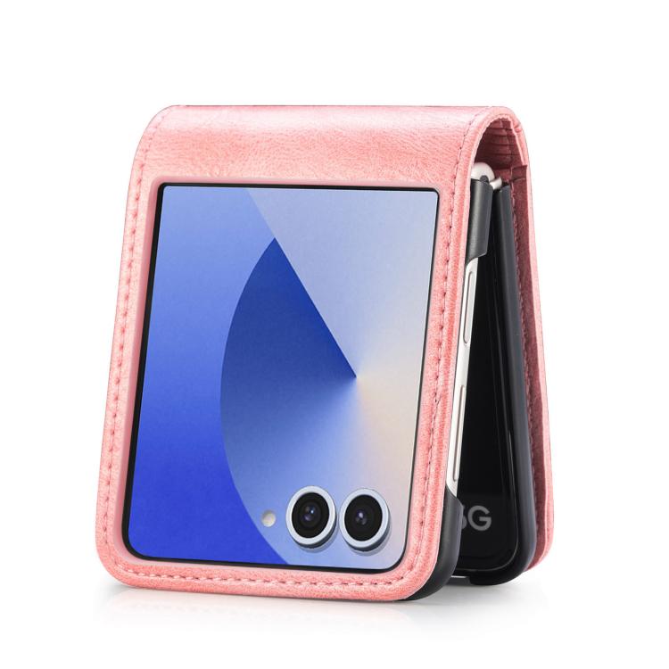 Peňaženkové puzdro Storm Leather case ružové – Samsung Galaxy Z Flip 8 | Kryty na mobil Kryty na mobil | Peňaženkové puzdro Storm Leather case ružové – Samsung Galaxy Z Flip 8 | Kryty na mobil