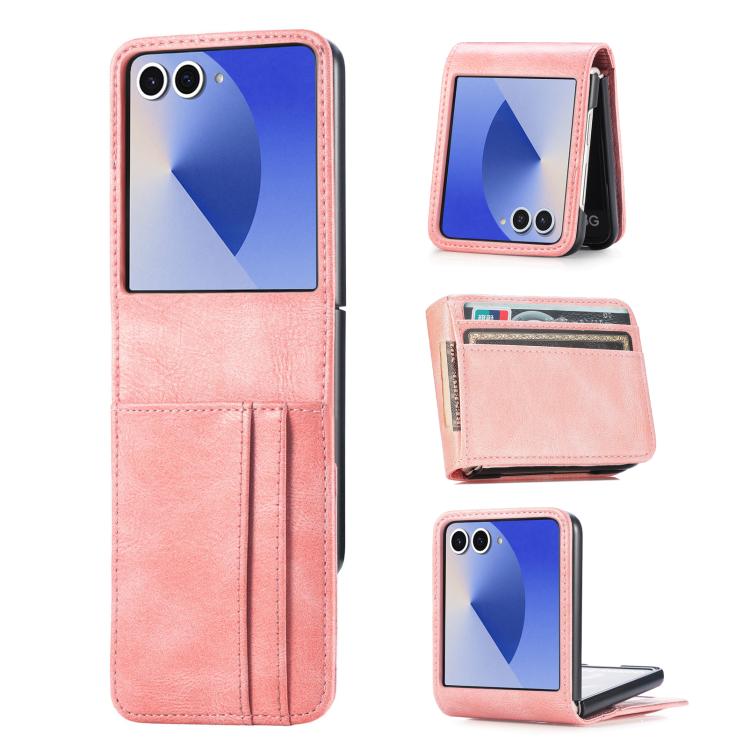 Peňaženkové puzdro Storm Leather case ružové – Samsung Galaxy Z Flip 8 | Kryty na mobil Kryty na mobil | Peňaženkové puzdro Storm Leather case ružové – Samsung Galaxy Z Flip 8 | Kryty na mobil